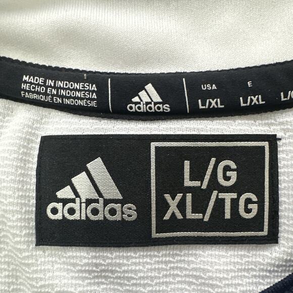 Adidas adiTeam STK Y Hockey Jersey Youth Size L/XL Navy Blue Practice NEW DT3843 - Picture 5 of 11